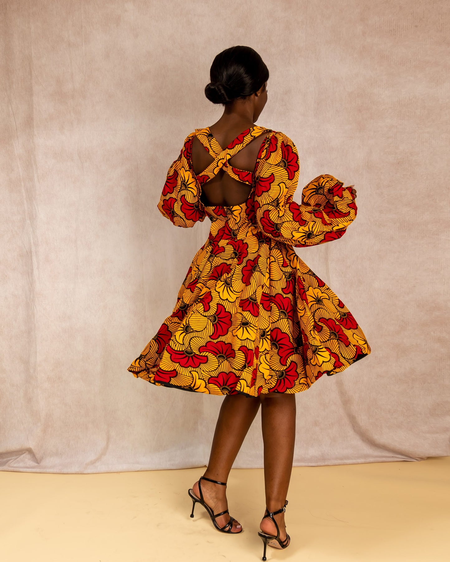 Bukola African print Dress