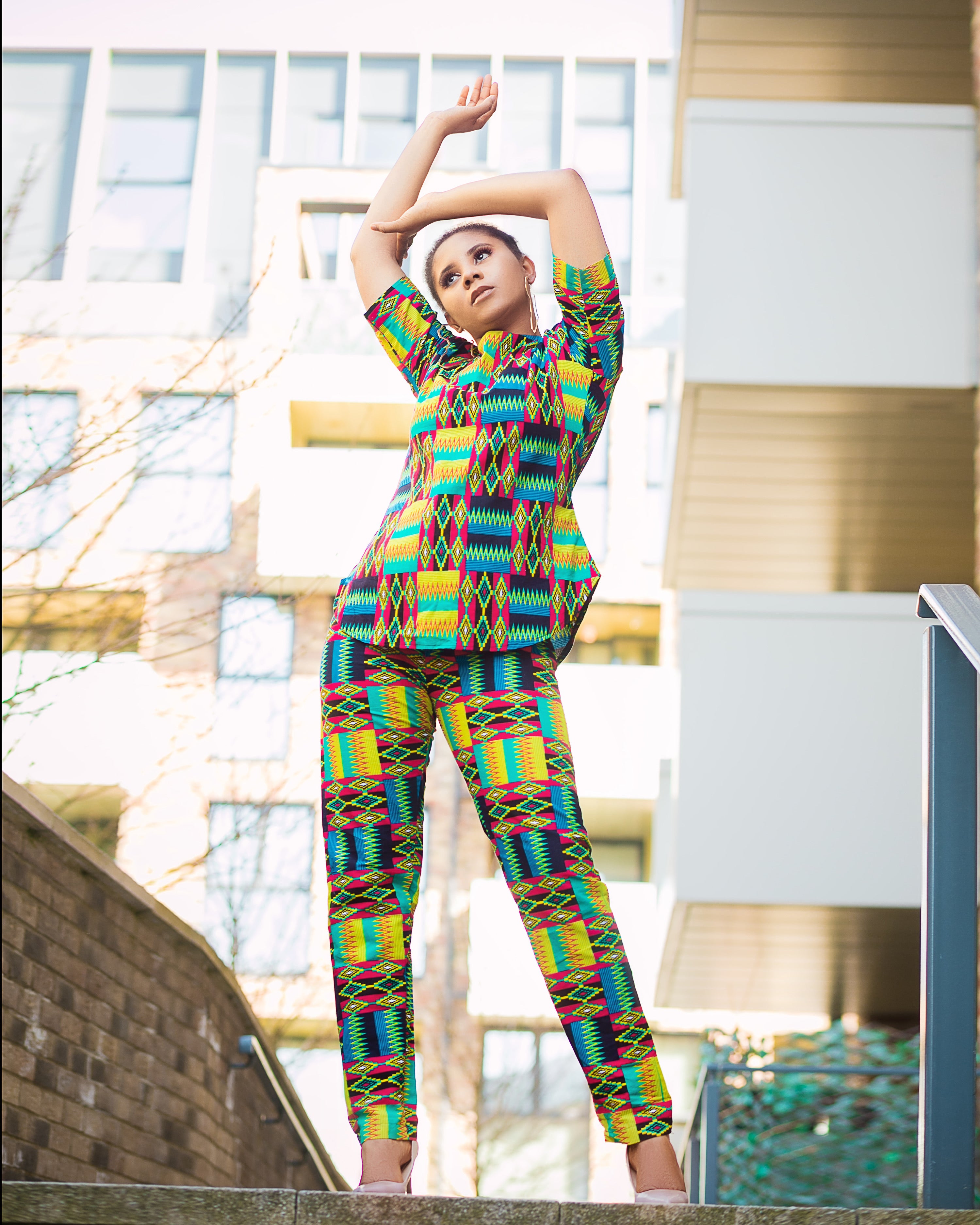 Kuukuwa African Print 2 Piece Set