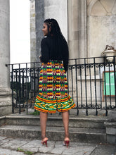 Load image into Gallery viewer, Rona African Kente skirt - Afrothrone