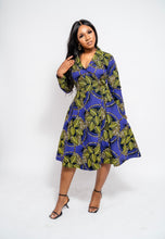 Load image into Gallery viewer, Remi Midi African Print Dress