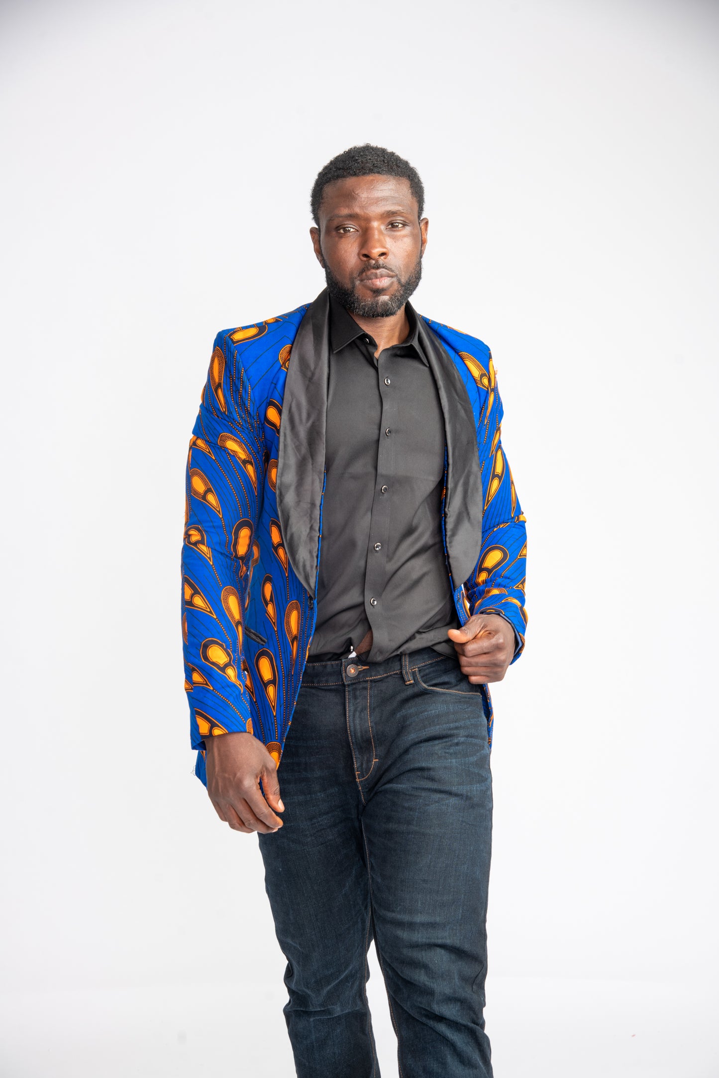 Jidenna Men African Print Jacket
