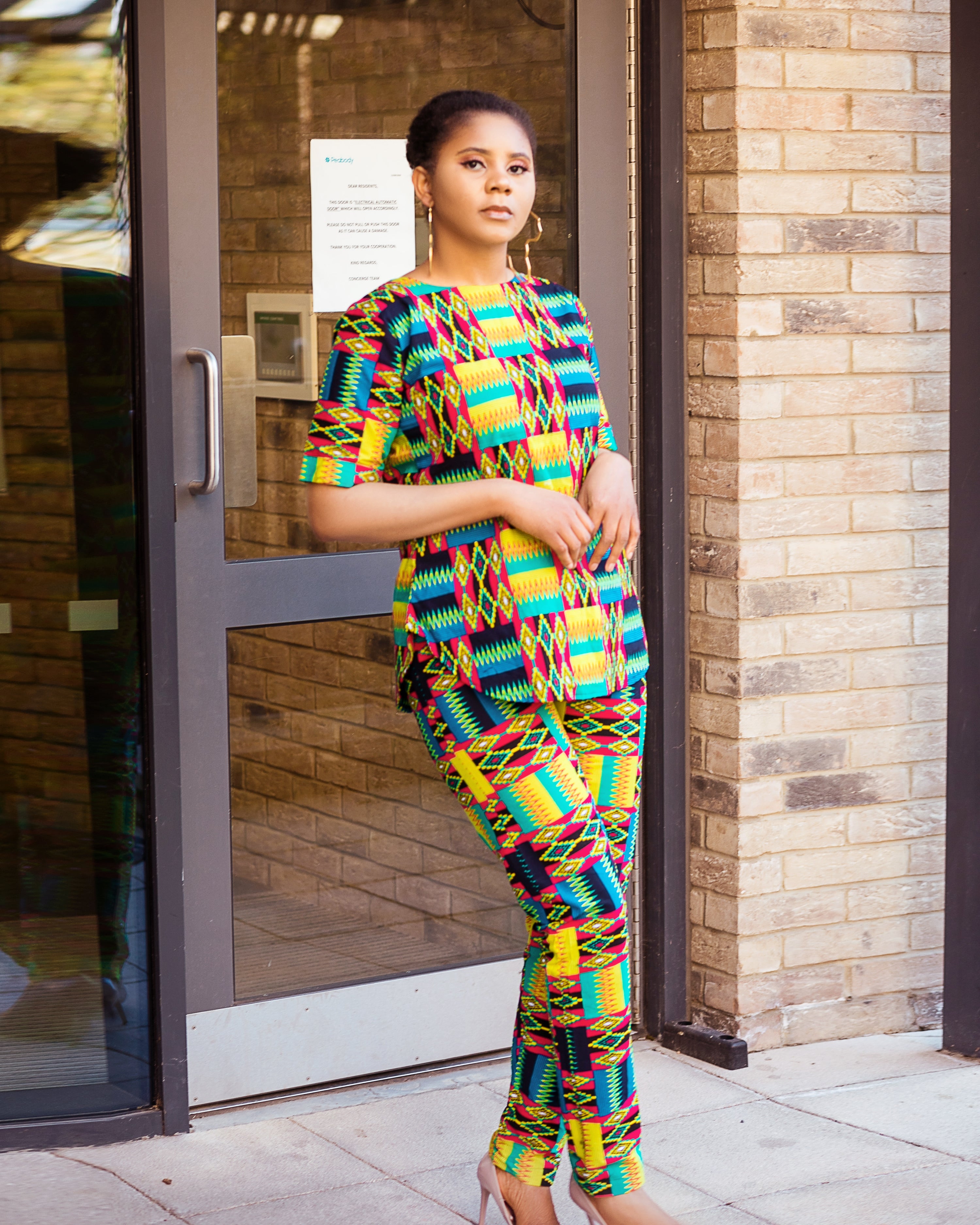 Kuukuwa African Print 2 Piece Set