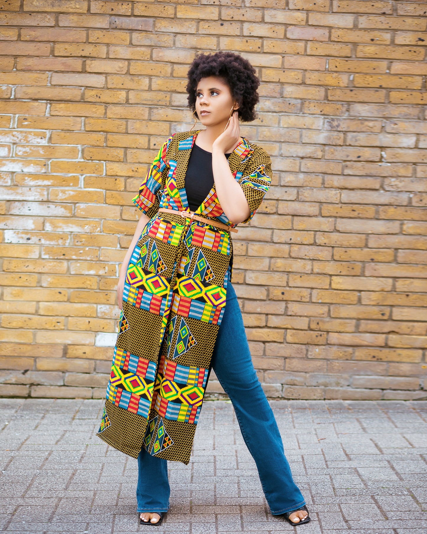 Adwoa African Print Kimono