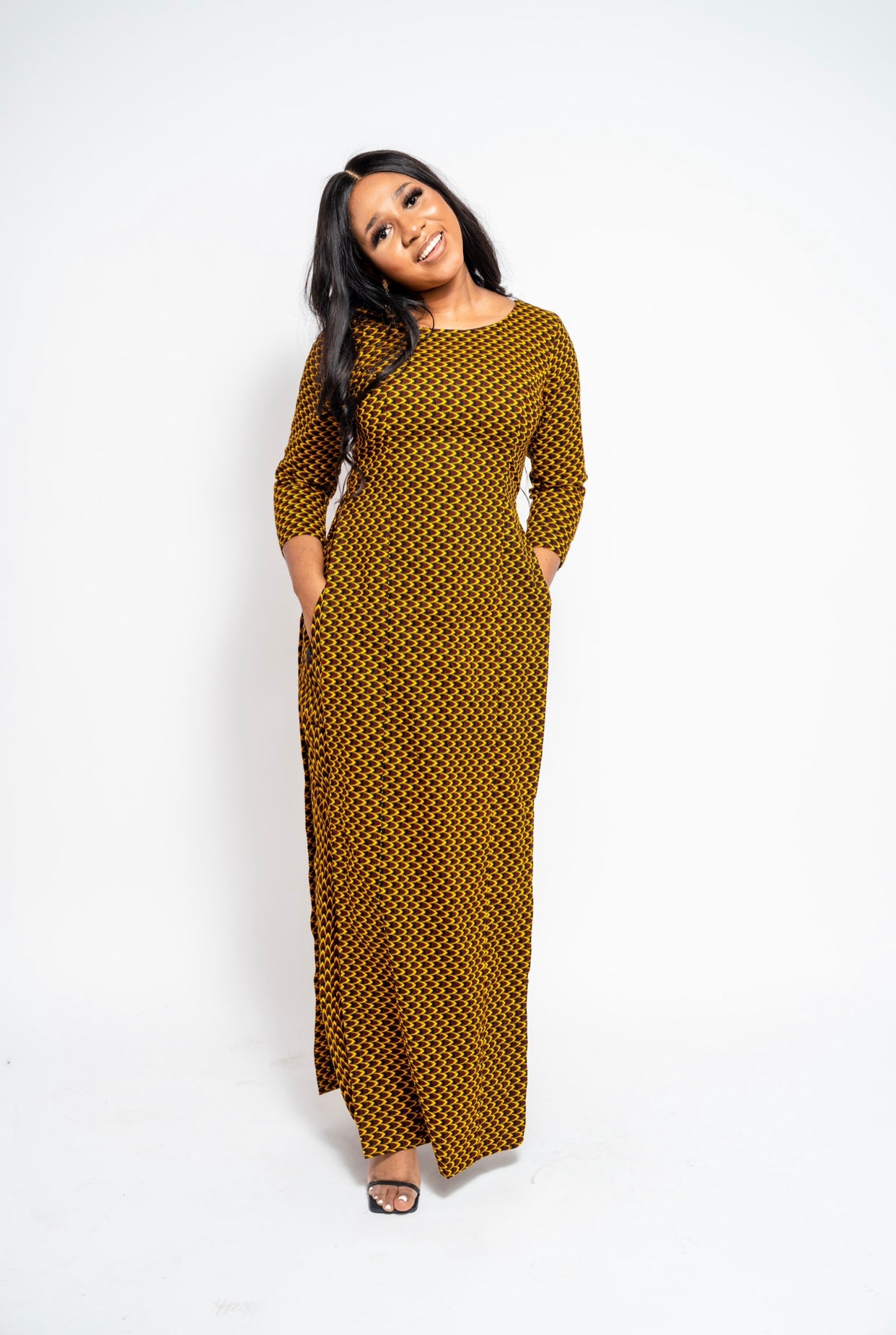 Miriam African 2 piece trouser and top matching set