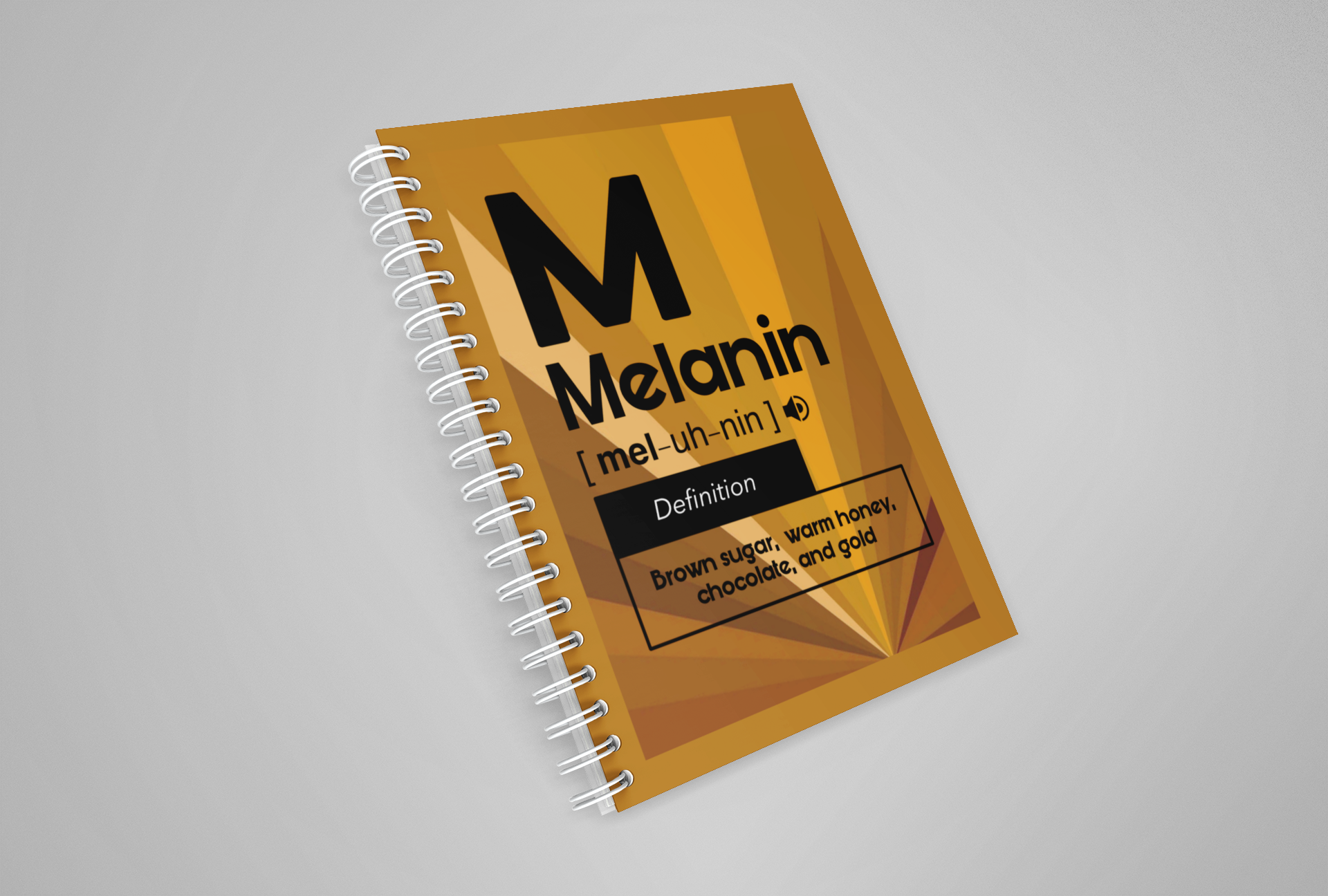 Melanin Spiral notebook/Journal
