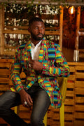 Sule African Print Men Blazer
