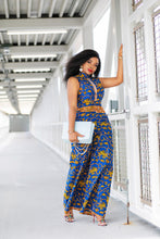 Load image into Gallery viewer, Toke African print Ankara jumpsuit