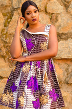 Load image into Gallery viewer, NEW IN Asabe African print skater dress - Afrothrone