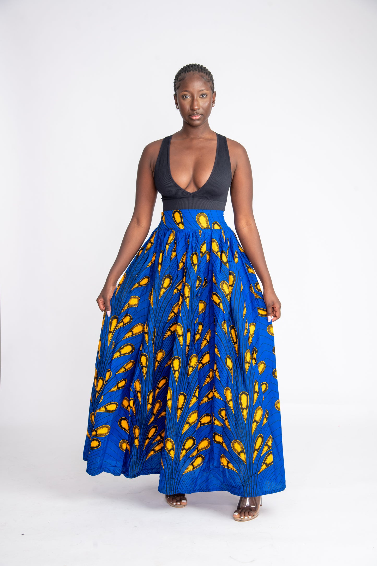 Jidenna African Print Maxi Skirt