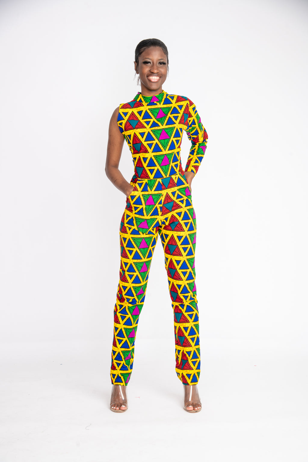 Ireni  African Print Ankara Jumpsuit