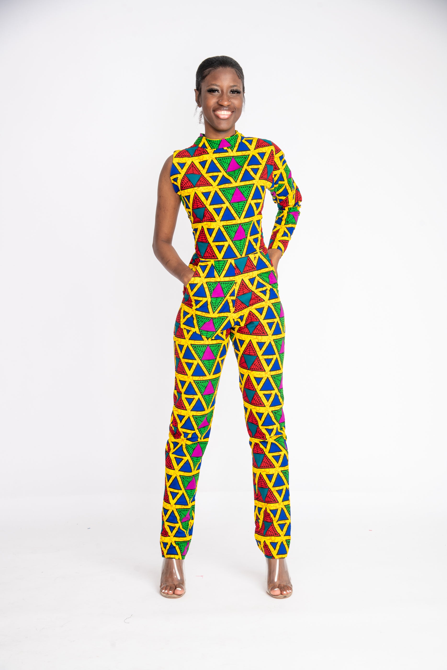 Ireni  African Print Ankara Jumpsuit