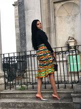 Load image into Gallery viewer, Rona African Kente skirt - Afrothrone