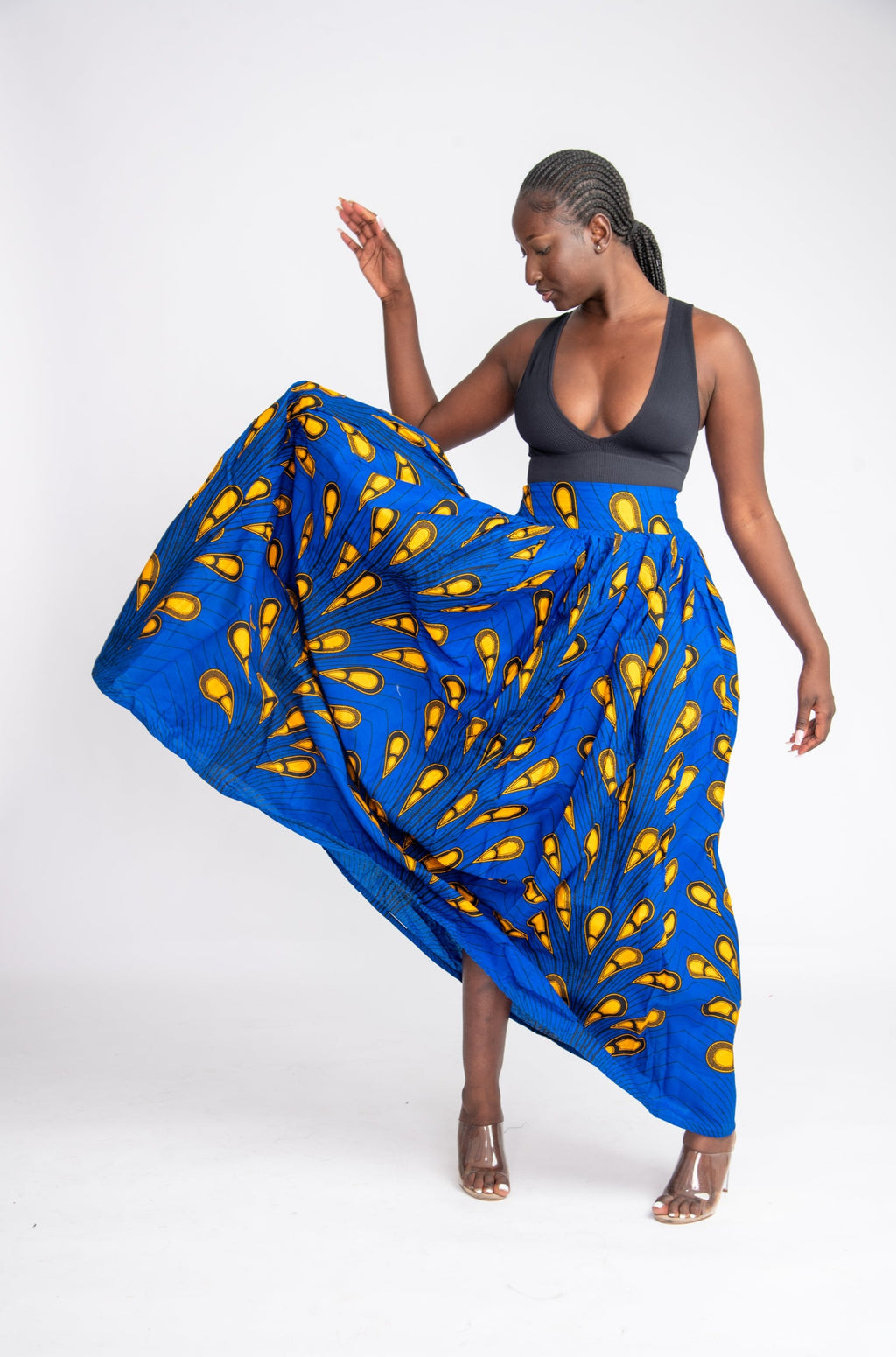 Jidenna African Print Maxi Skirt