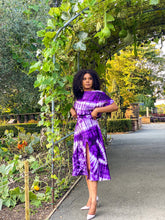 Load image into Gallery viewer, Arike Tie dye 2 piece skirt and top set.