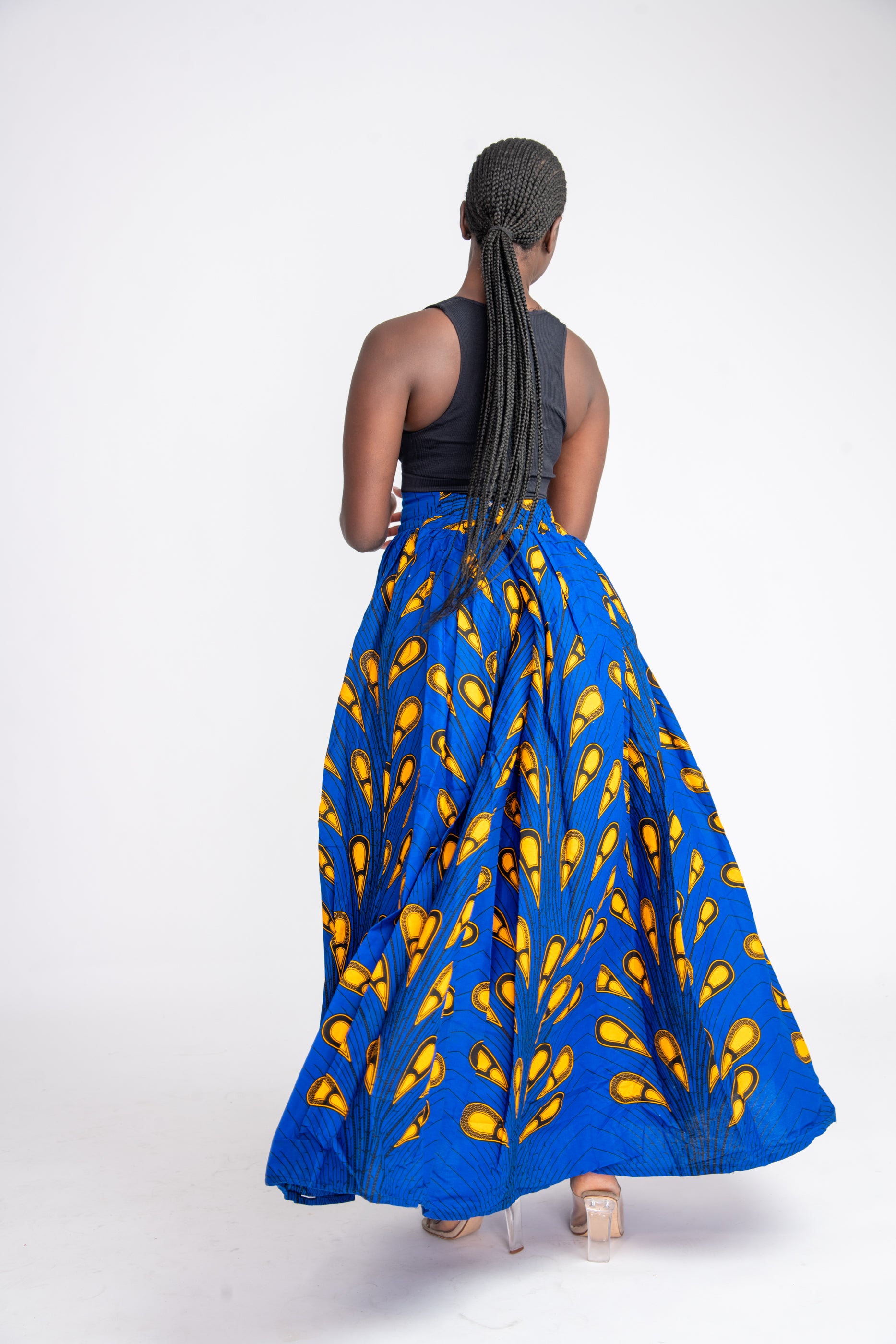 Jidenna African Print Maxi Skirt
