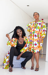 African print Tanya dress/kimono