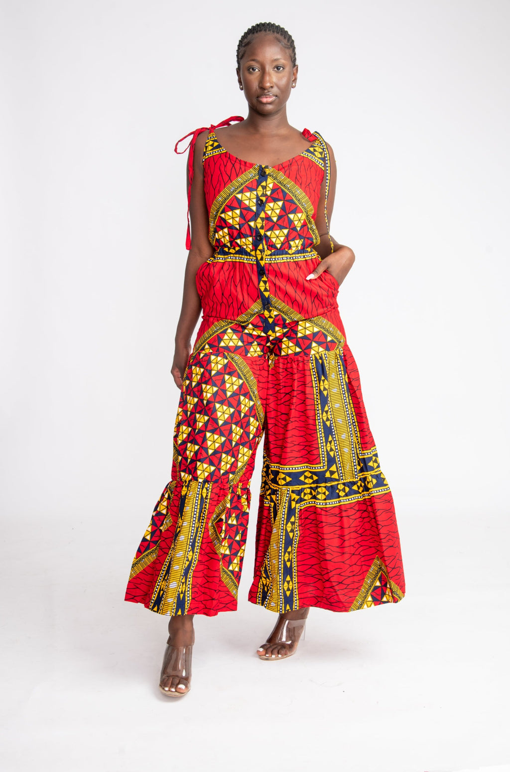 Bella African Print Ankara Jumpsuit