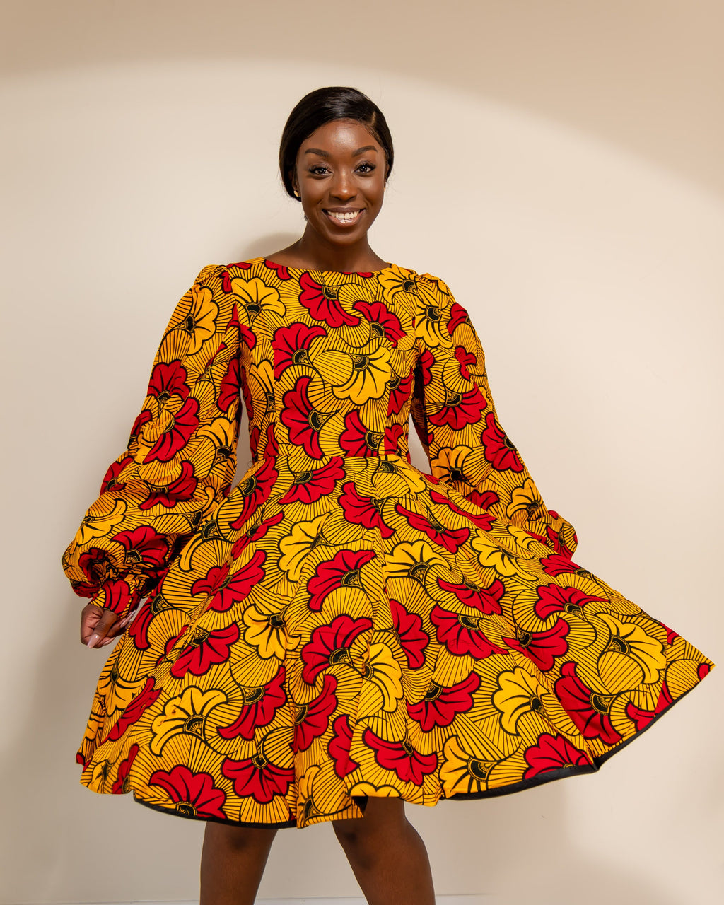 Bukola African print Dress