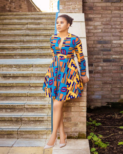 Esi African Print Dress