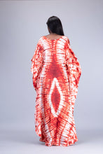 Load image into Gallery viewer, Bahati African tie dye kaftan dress - Afrothrone