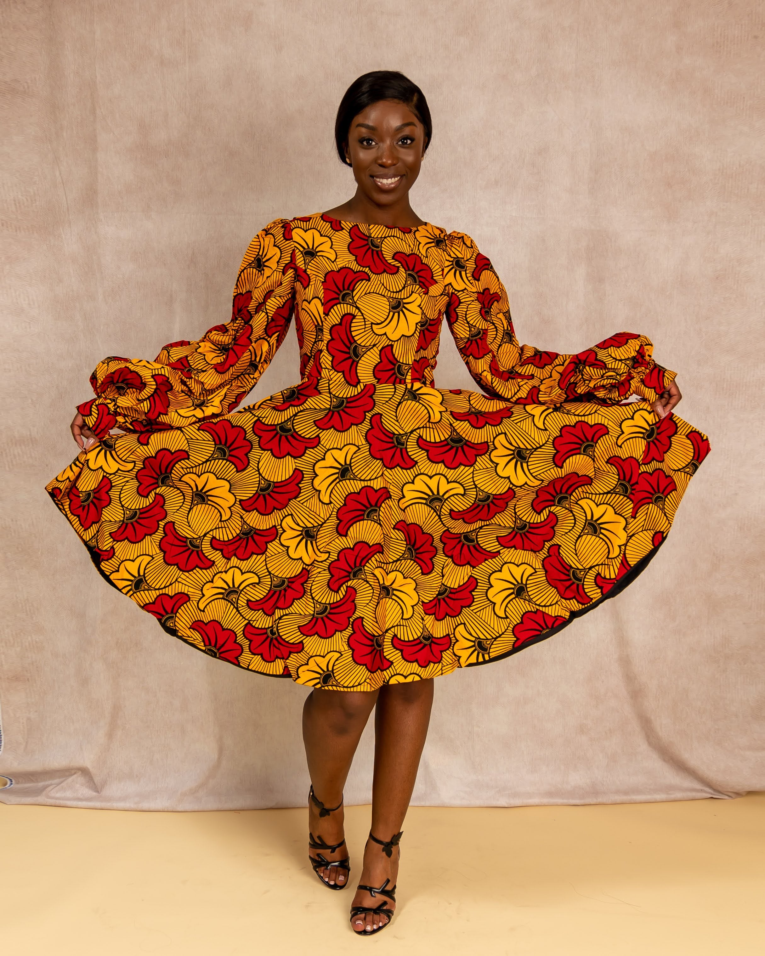 Bukola African print Dress