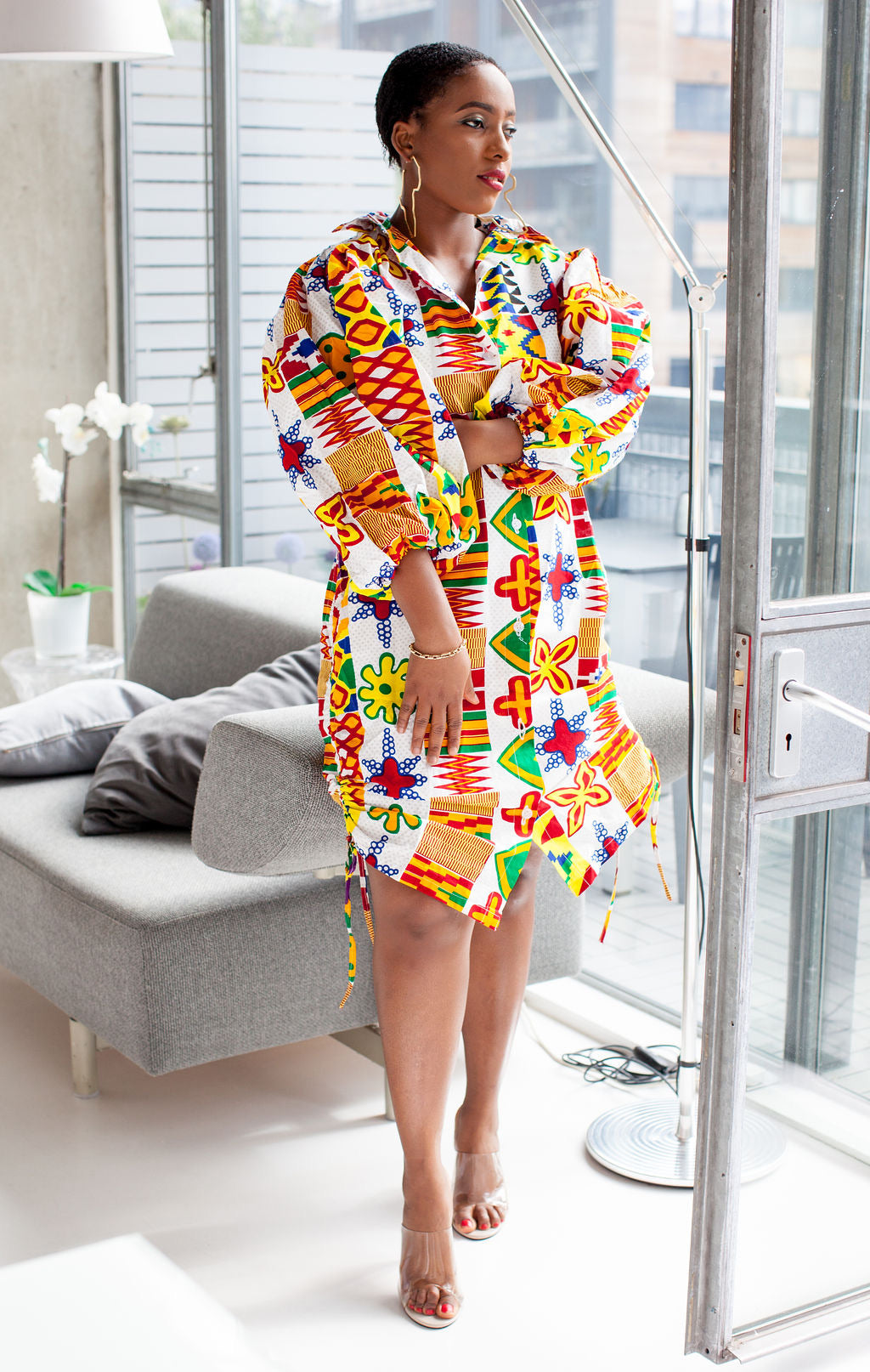 African print Tanya dress/kimono