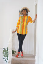 Load image into Gallery viewer, Kandi 2 way kente x crepe top - Afrothrone