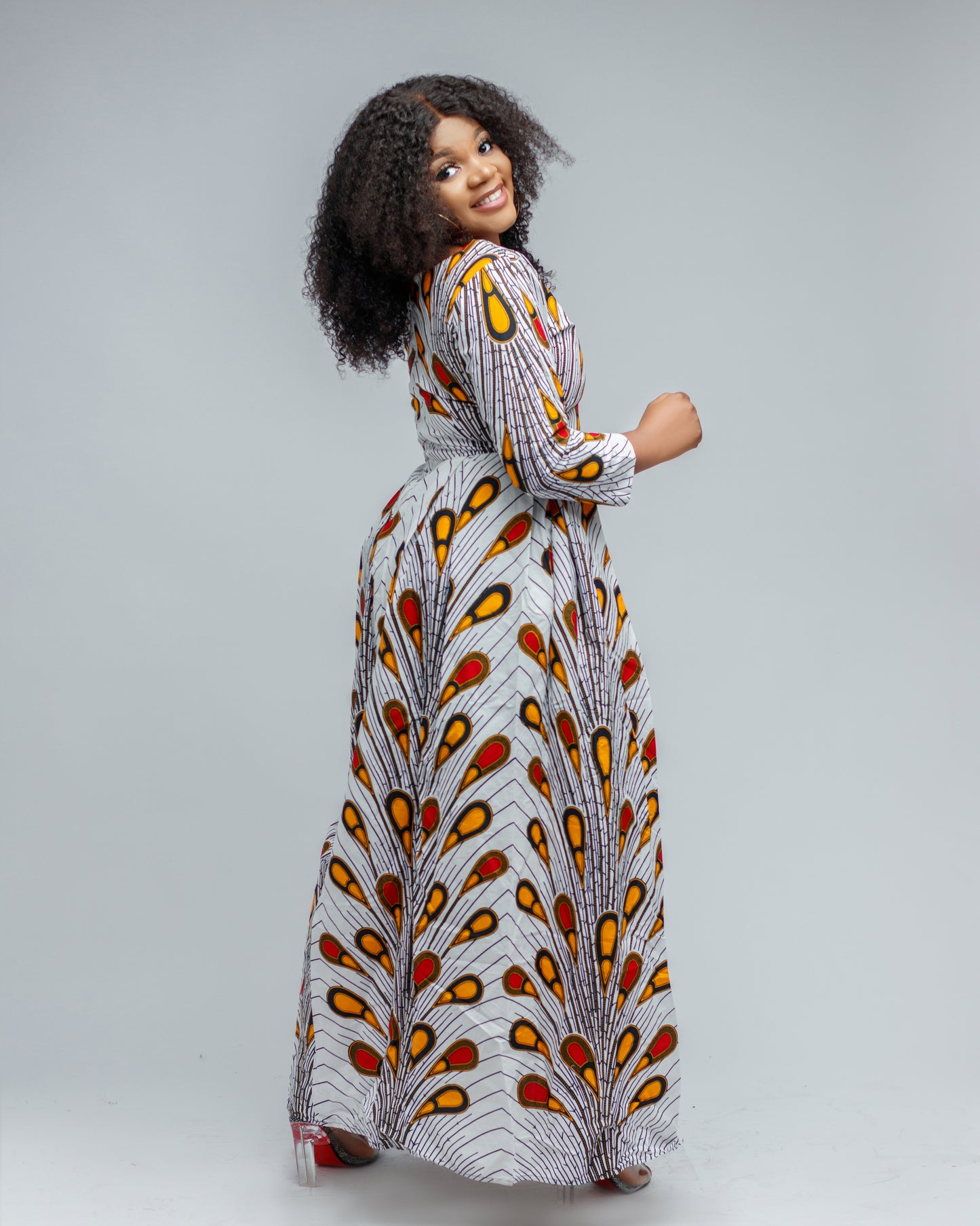 African print Nene maxi dress