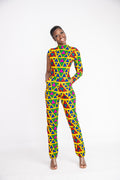 Ireni  African Print Ankara Jumpsuit
