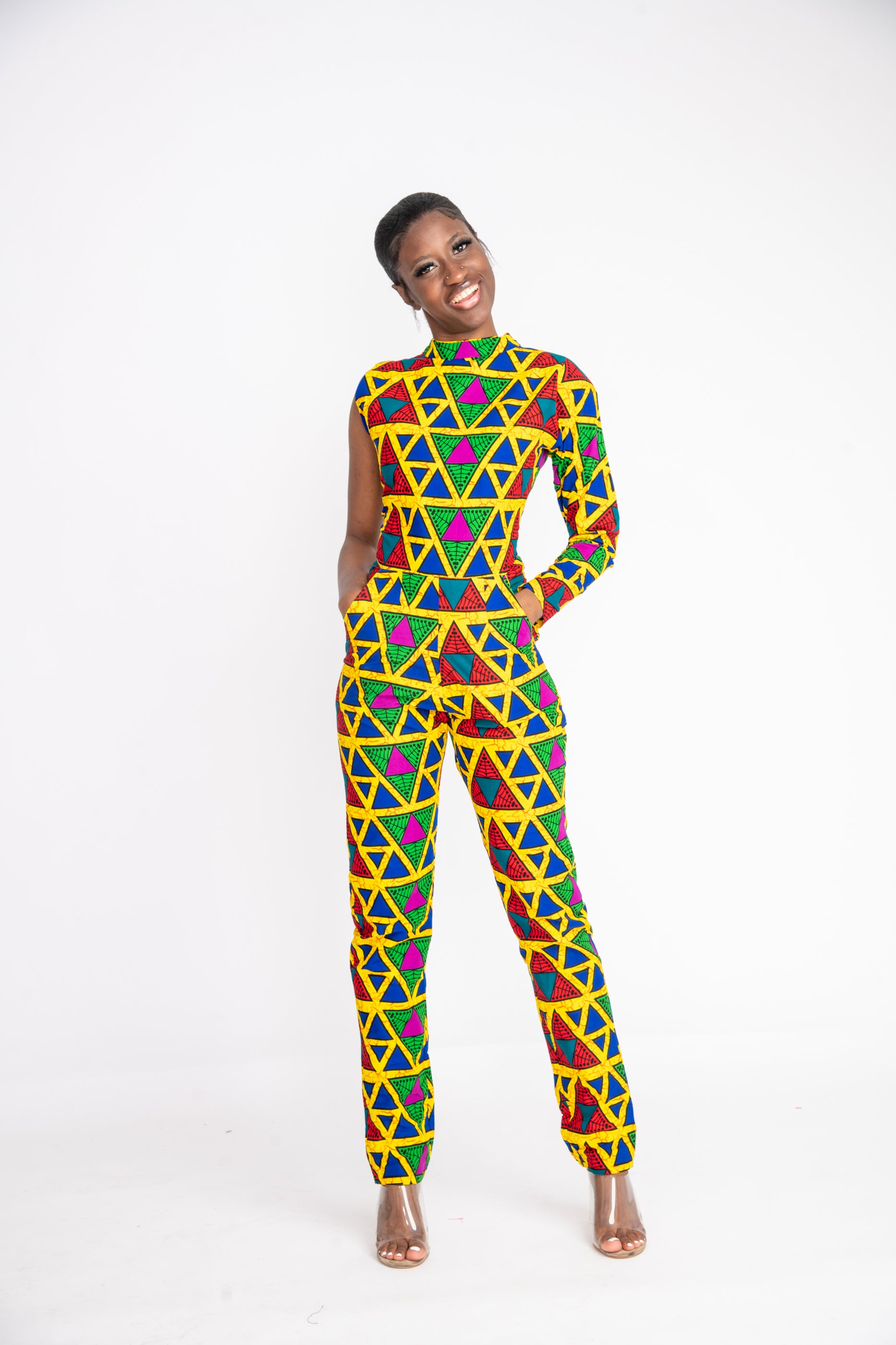Ireni  African Print Ankara Jumpsuit