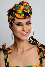 Carregar imagem no visualizador da galeria, Ono African Print headwrap - Afrothrone