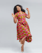Load image into Gallery viewer, Loliwe African print midi dress