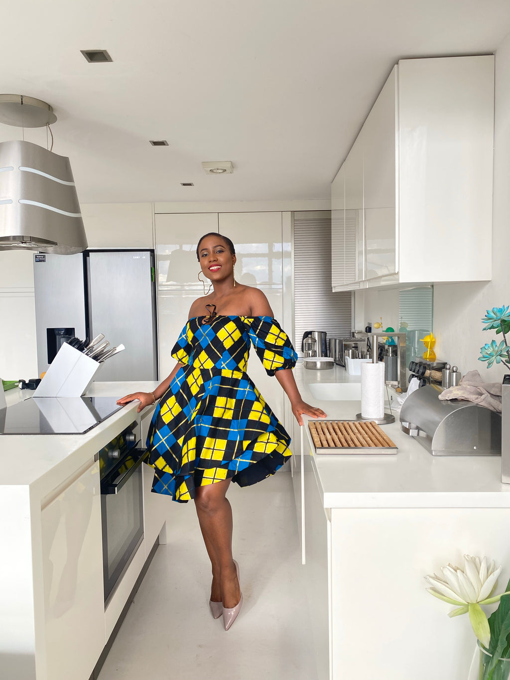 African print Kaleigh dress
