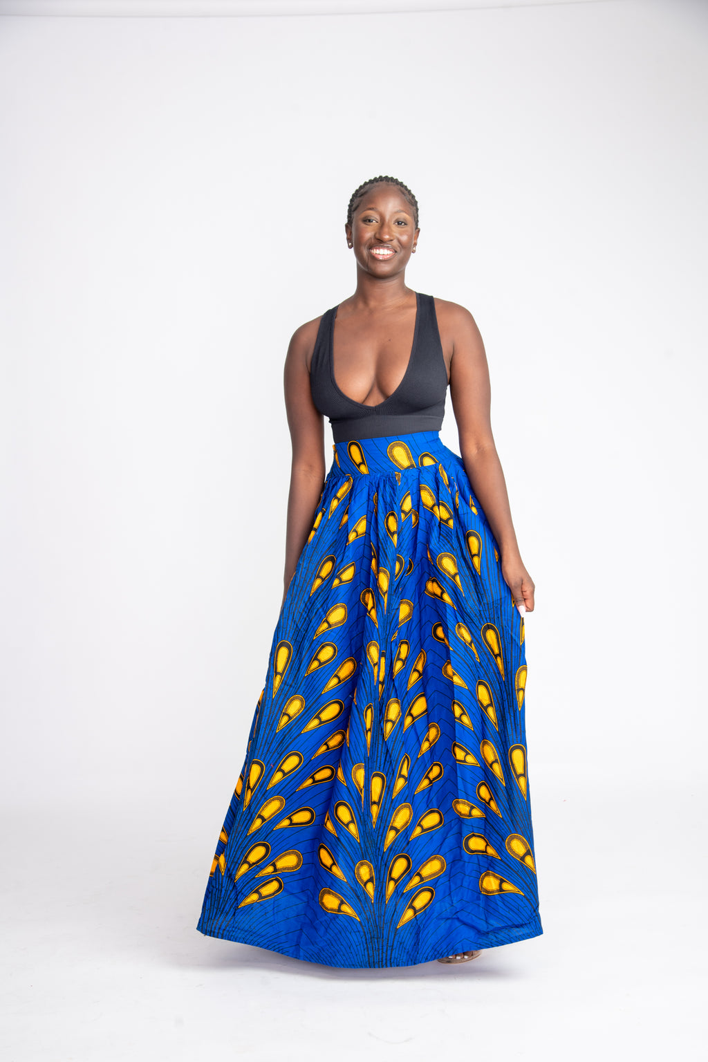 Jidenna African Print Maxi Skirt