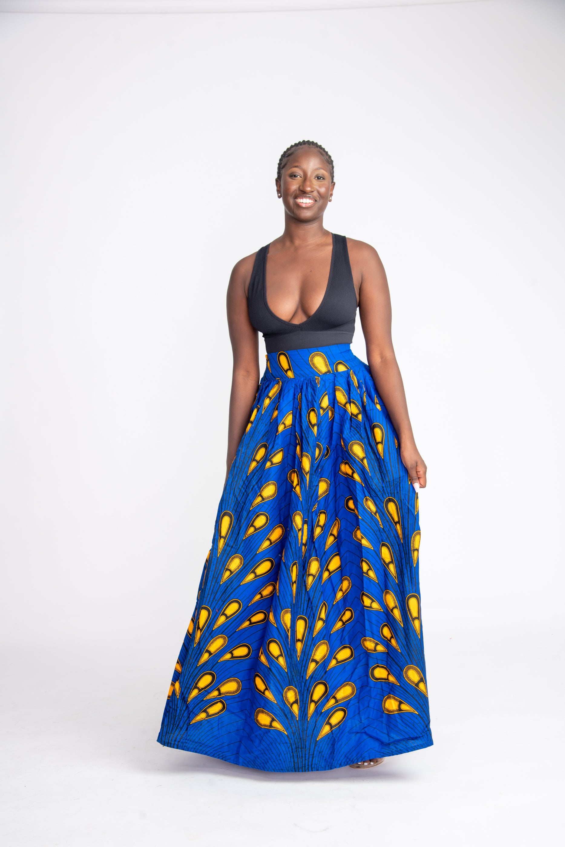 Jidenna African Print Maxi Skirt