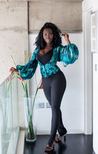 Load image into Gallery viewer, Makenna African tie dye silk top