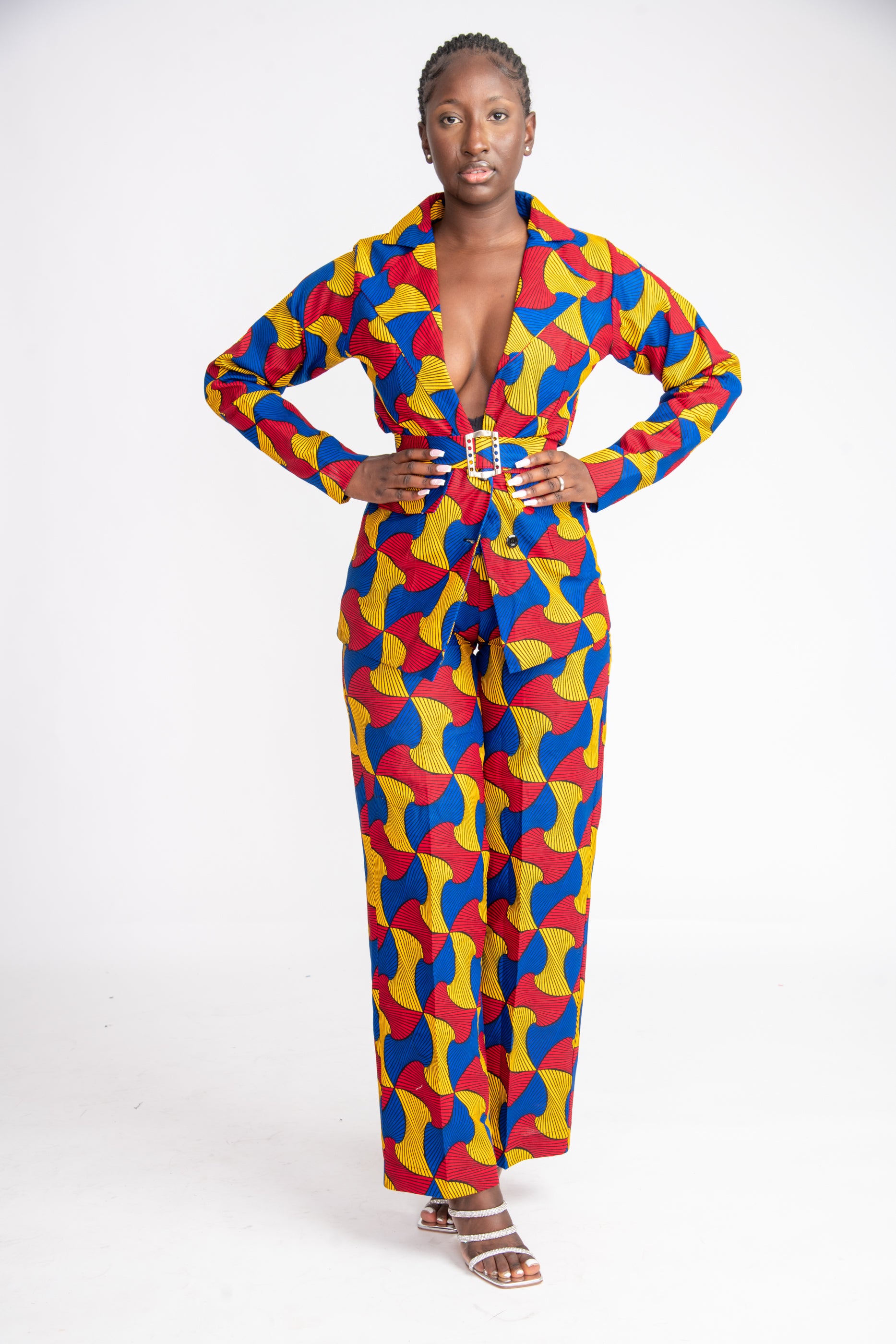 Onyin African Print 2 Piece Suit Set