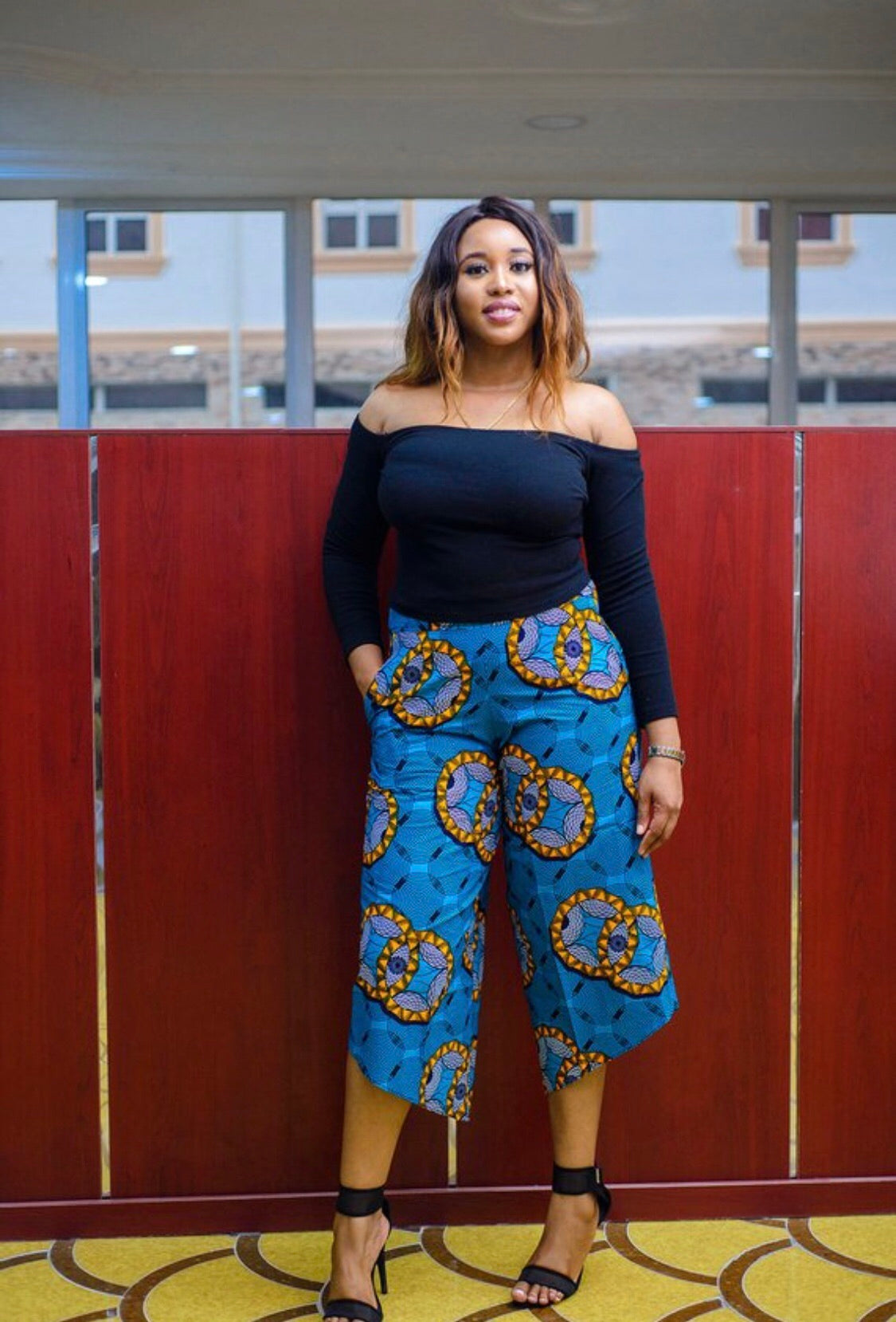 Zino African print culottes - Afrothrone