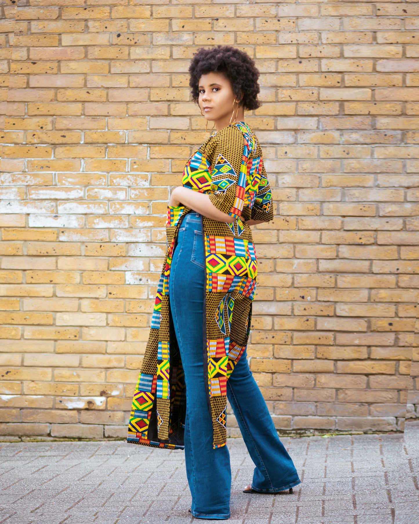 Adwoa African Print Kimono