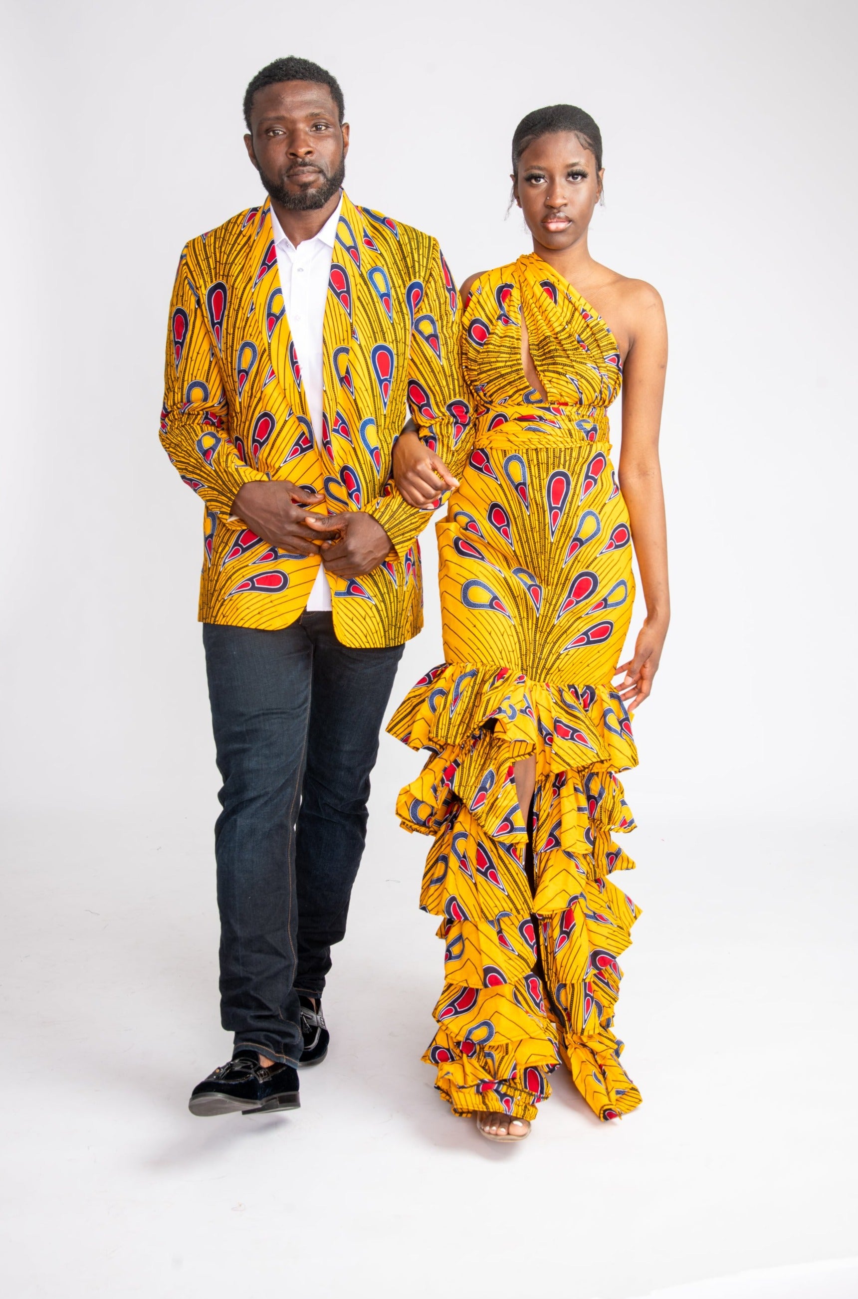 Sinachi African Print Infinity Dress