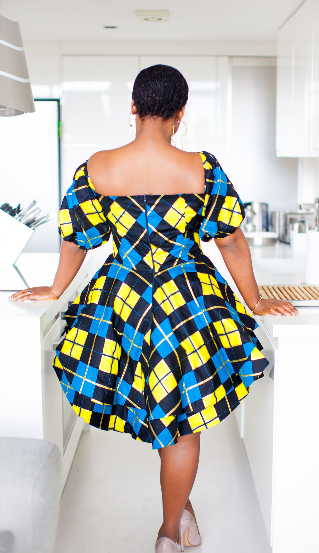 African print Kaleigh dress