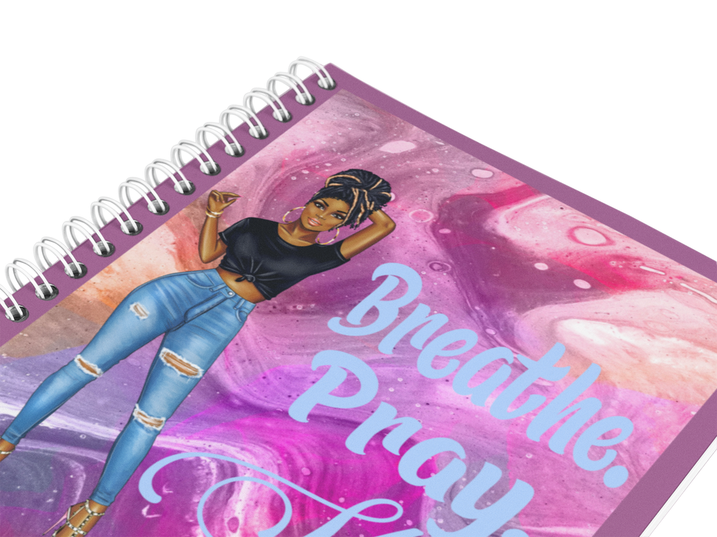 Breathe Pray Slay Motivational Notebook / Journal