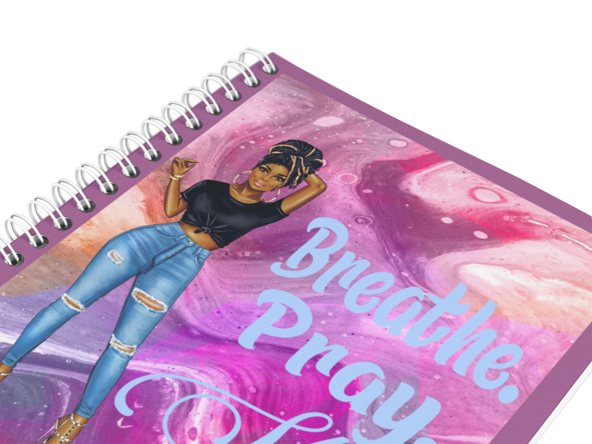 Breathe Pray Slay Motivational Notebook / Journal