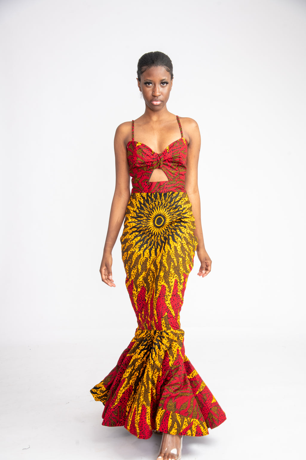 Korra African Print Dress