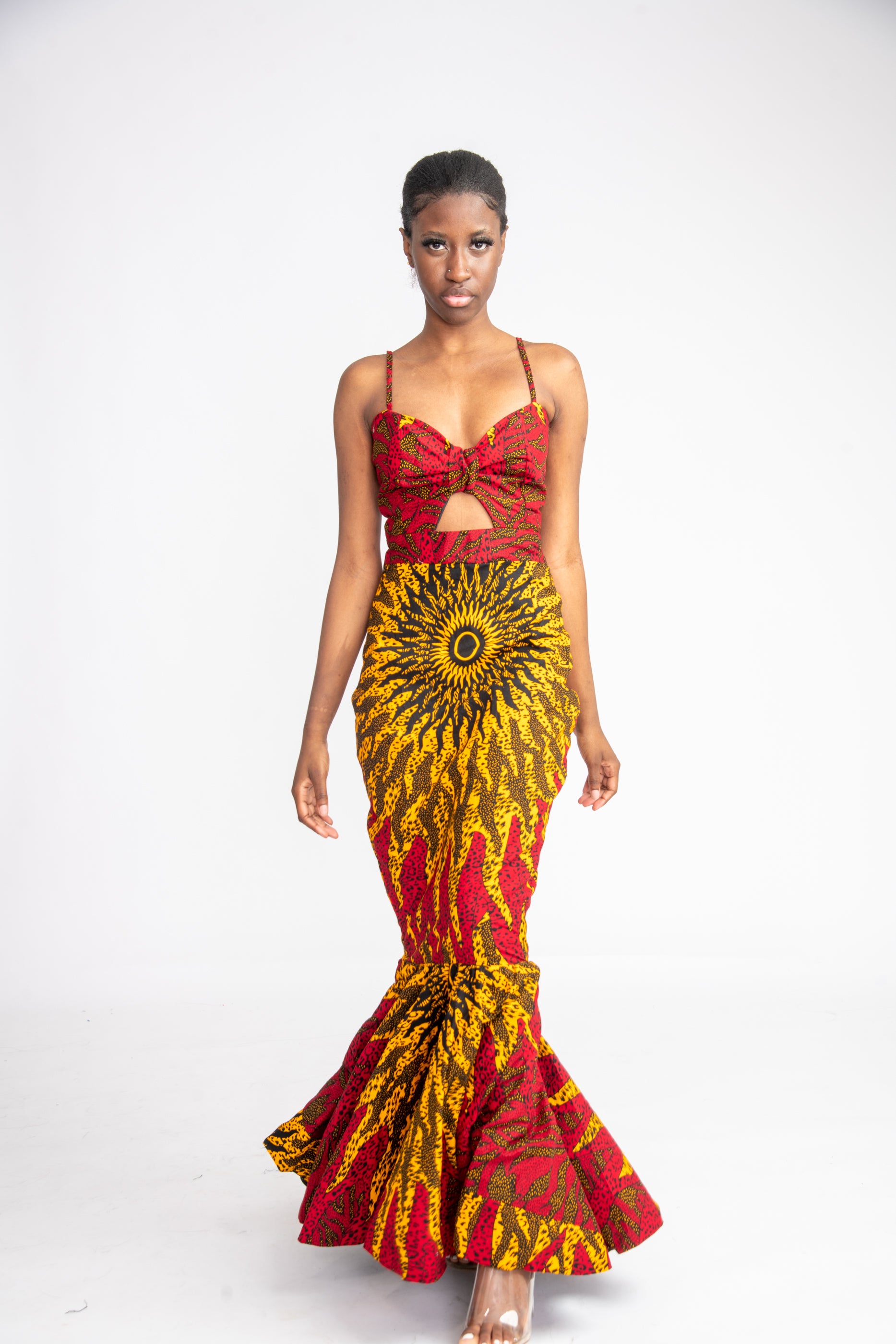 Korra African Print Dress
