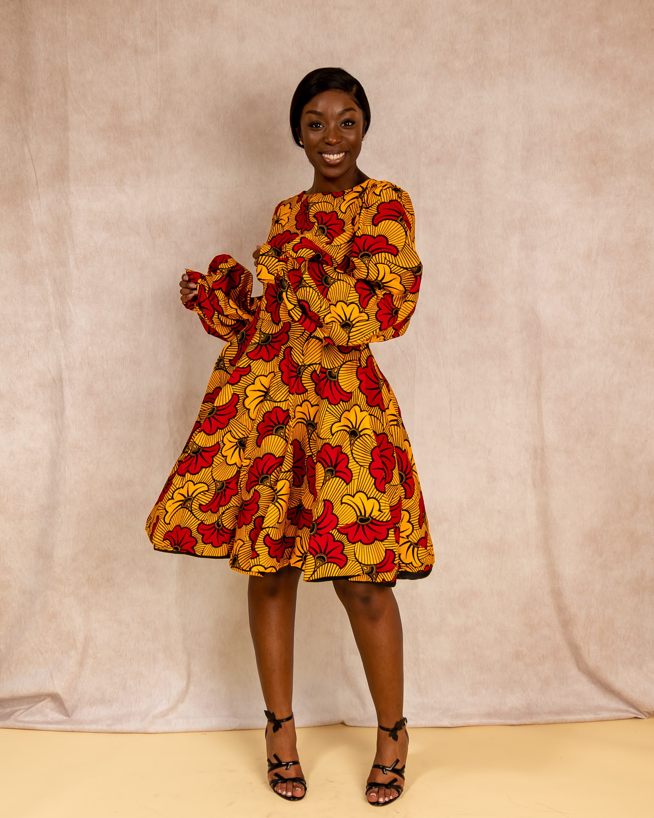 Bukola African print Dress