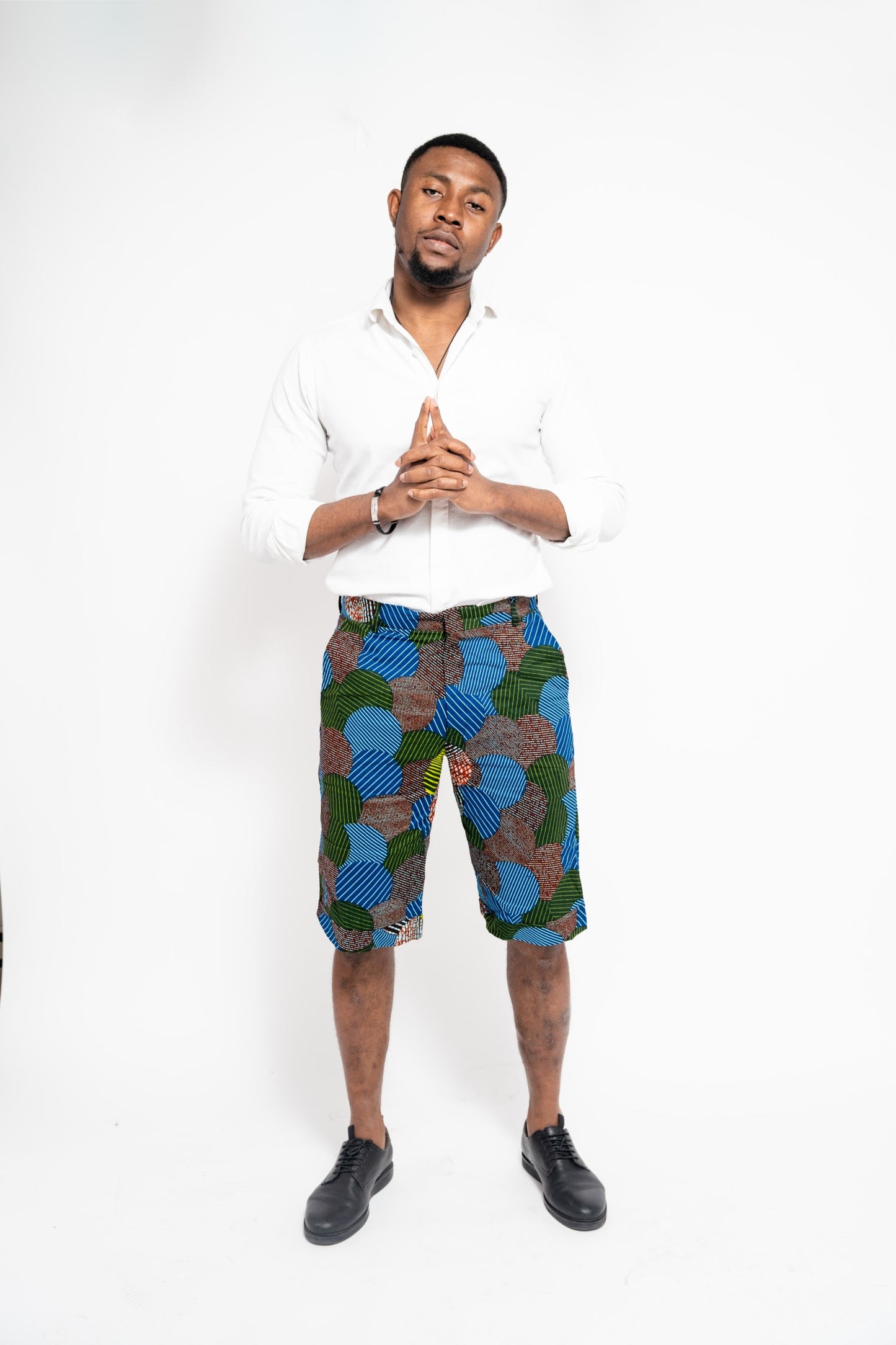 Sani Men African Print Shorts
